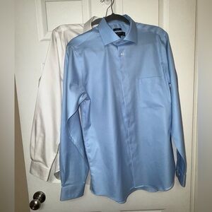 Blue Dress Shirt-Non Iron Slim Fit